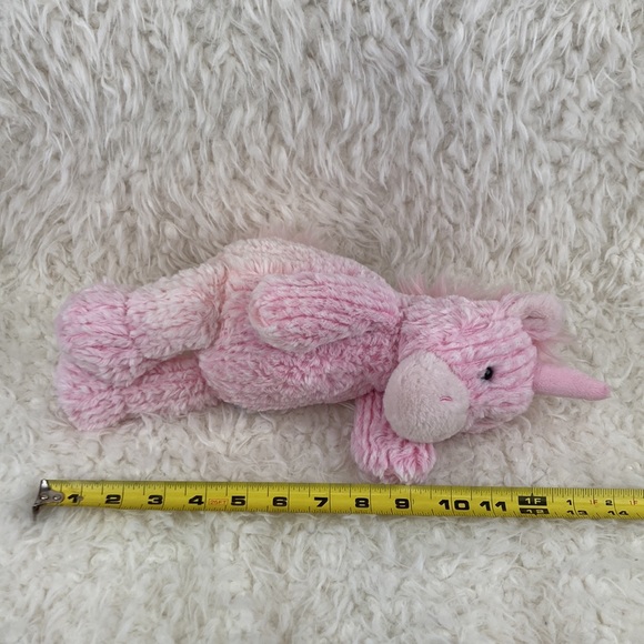 Manhattan Toy Co. Pink Fluffy Unicorn Stuffed Animal Toy - Picture 11 of 11